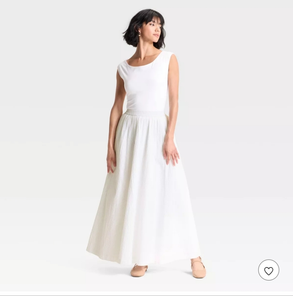 a new day White A-Line Skirt